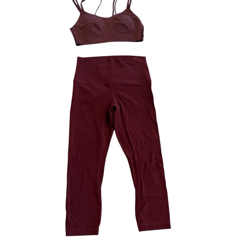 Lululemon Set: Like a Cloud Bra and Align Leggings (21” inseam)
